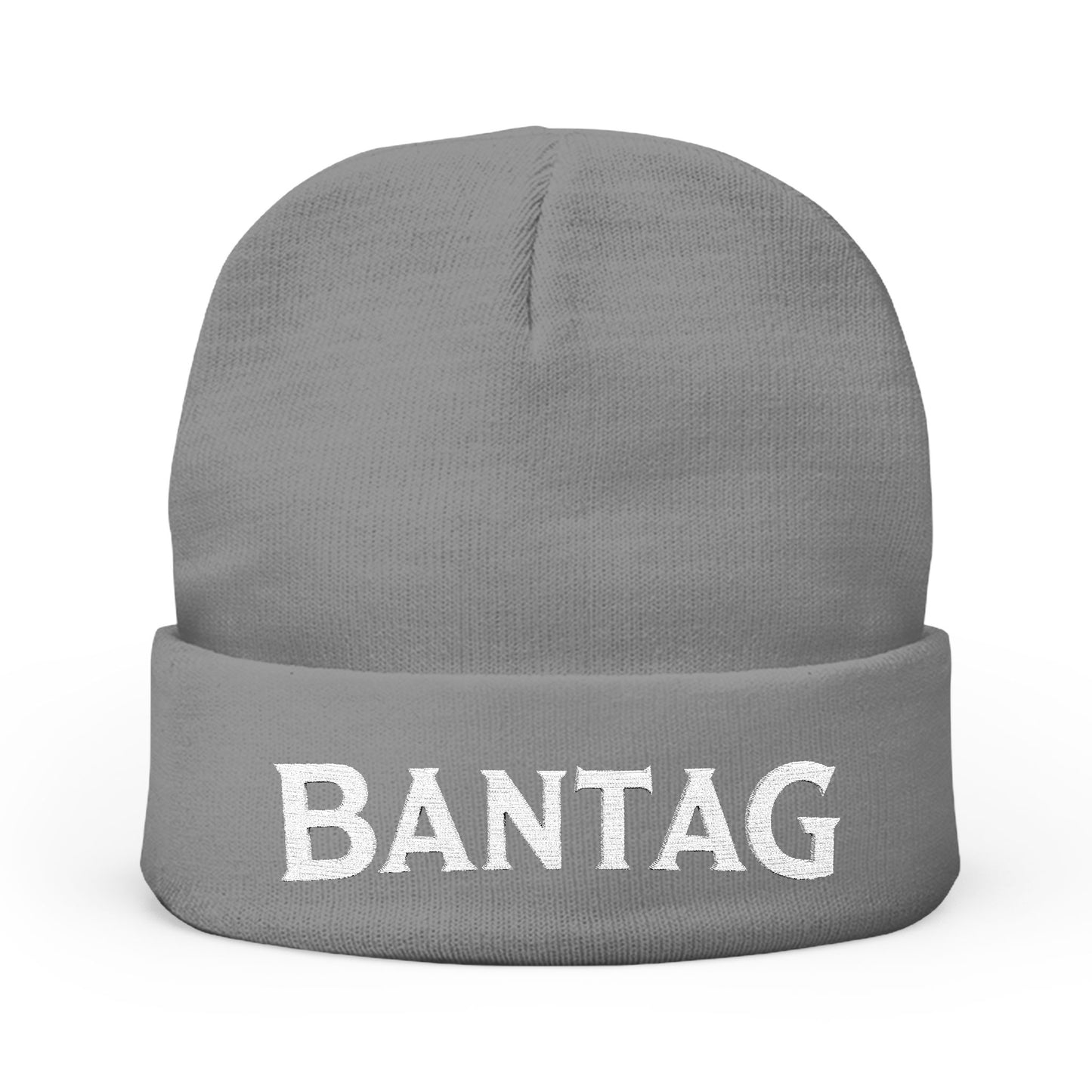Embroidered Knit Beanie, Logo