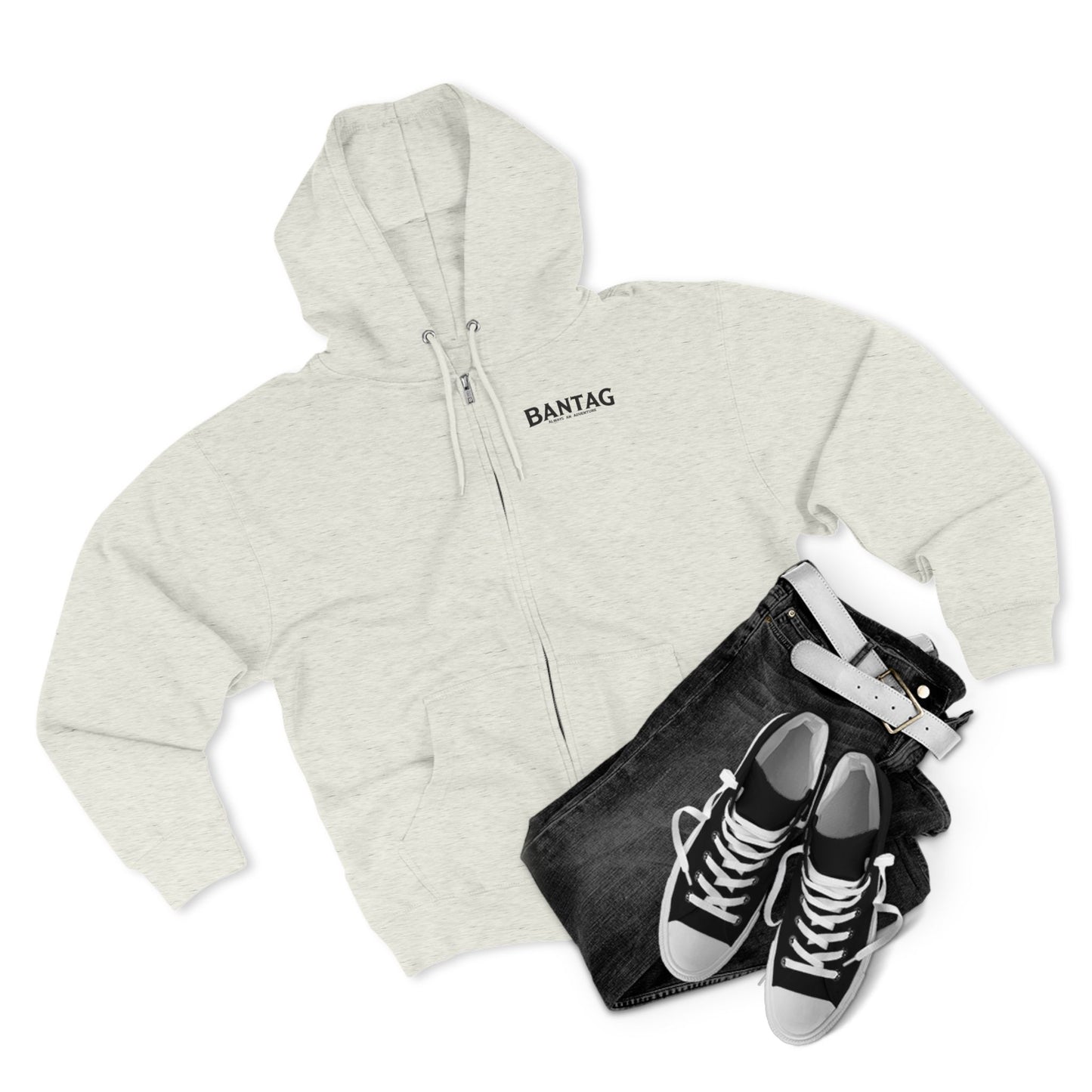 Zip Jacket, Always An Adventure & B Logo