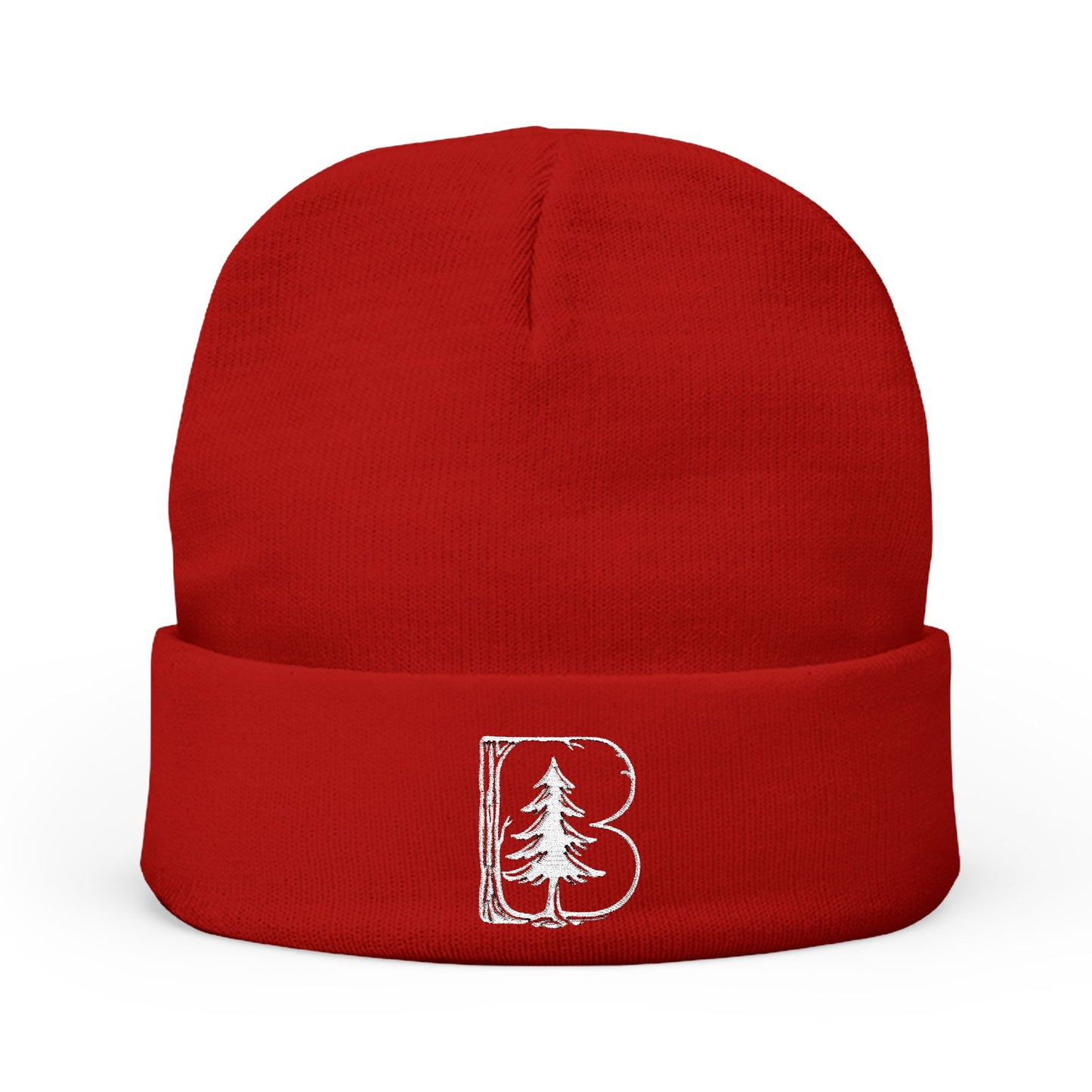 Knit Beanie, B Logo