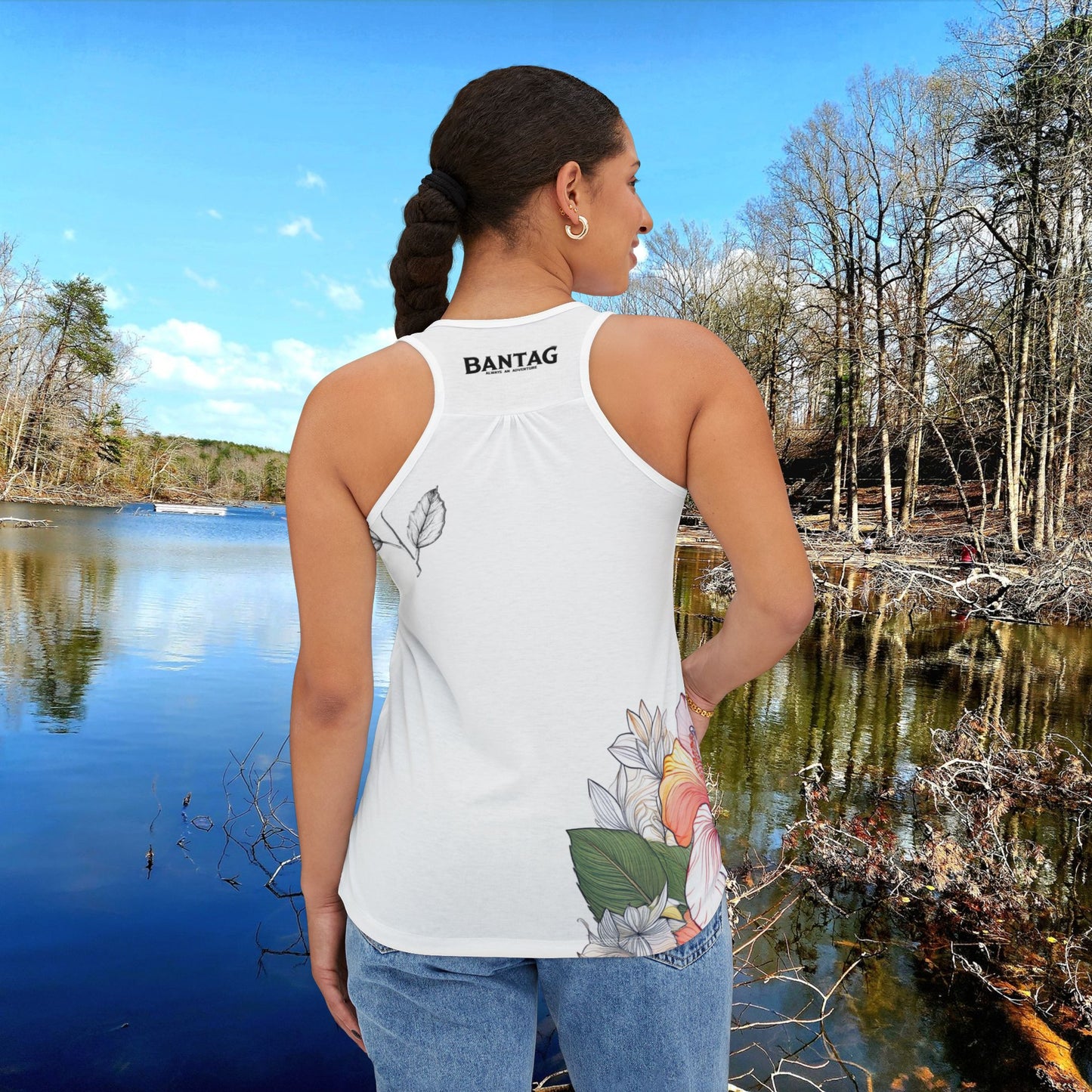 Women's Tank Top, Hibiscus