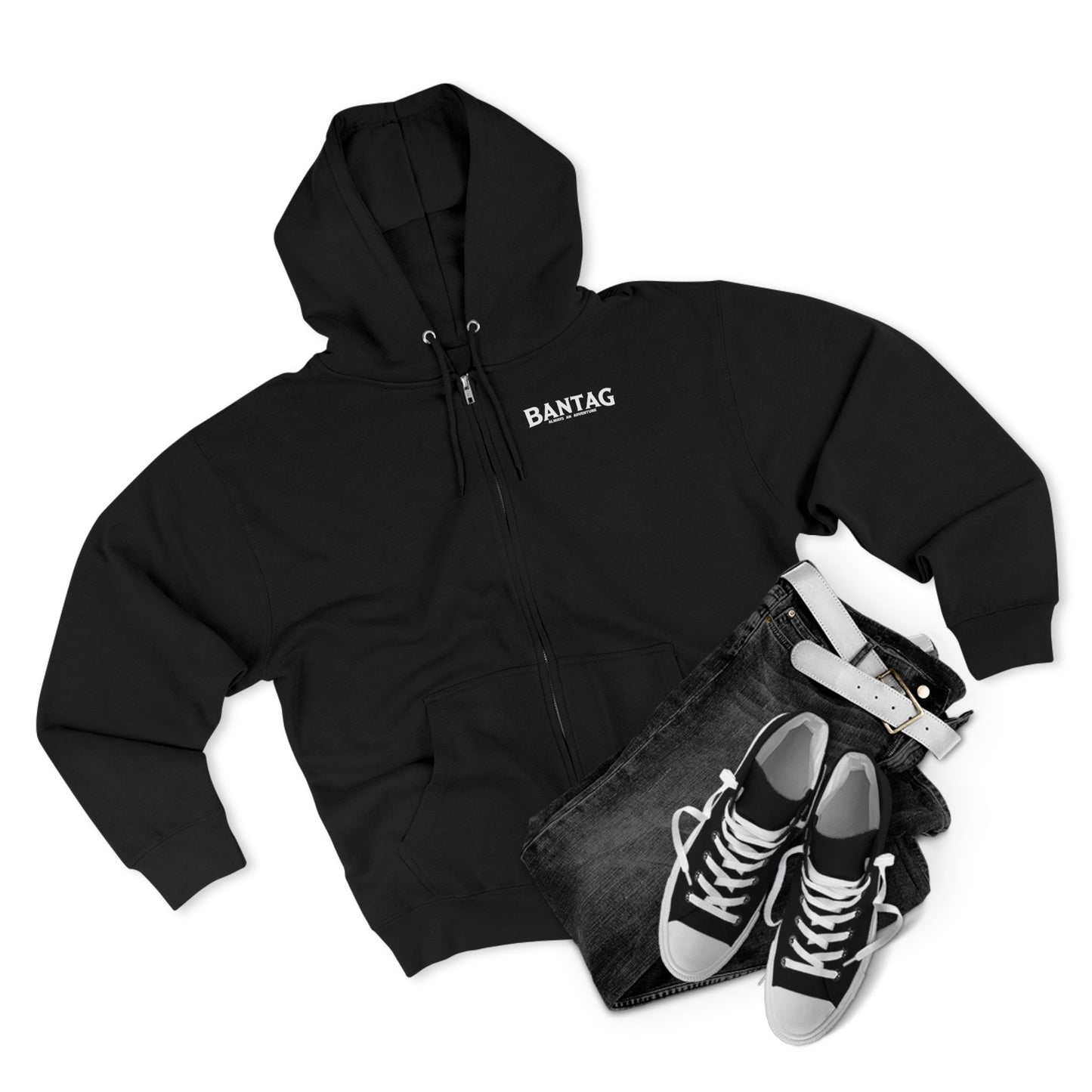 Zip Jacket, Always An Adventure & B Logo