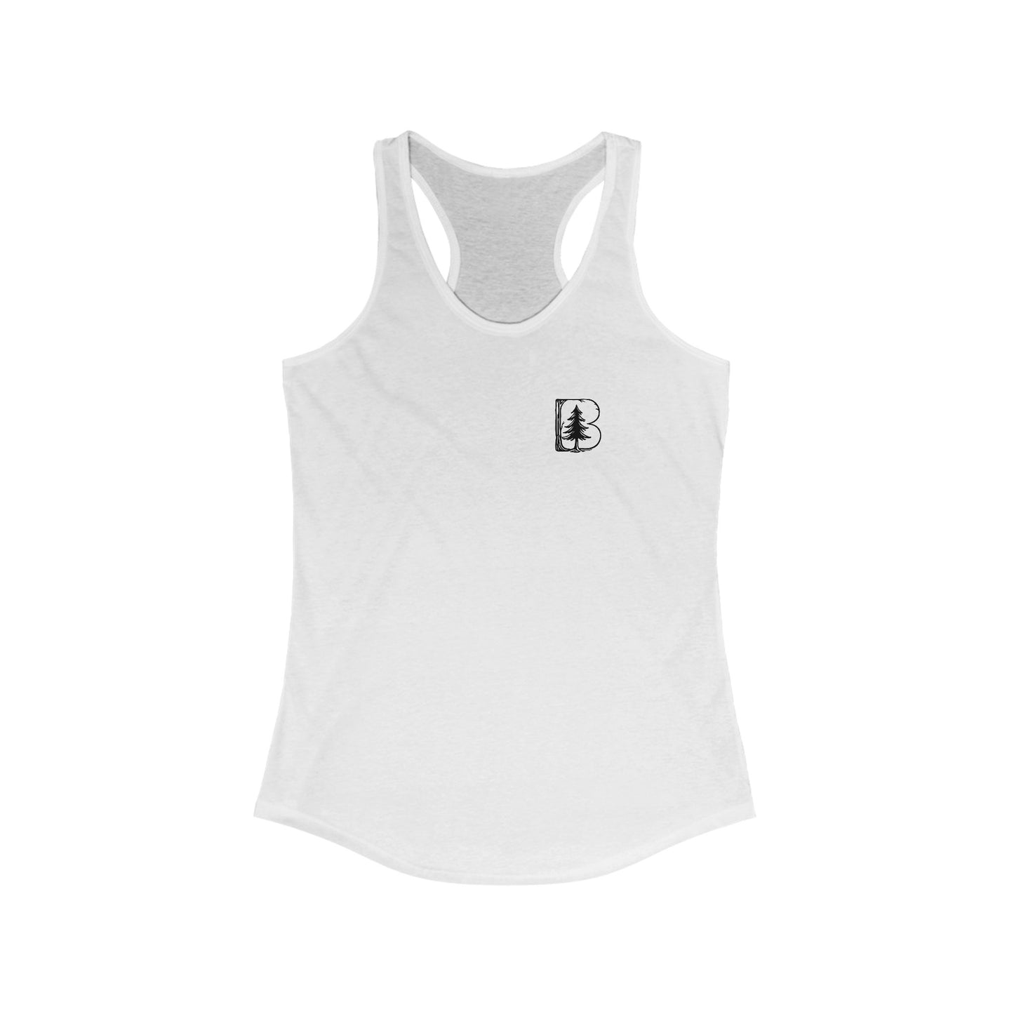 Women's Racerback, B Logo