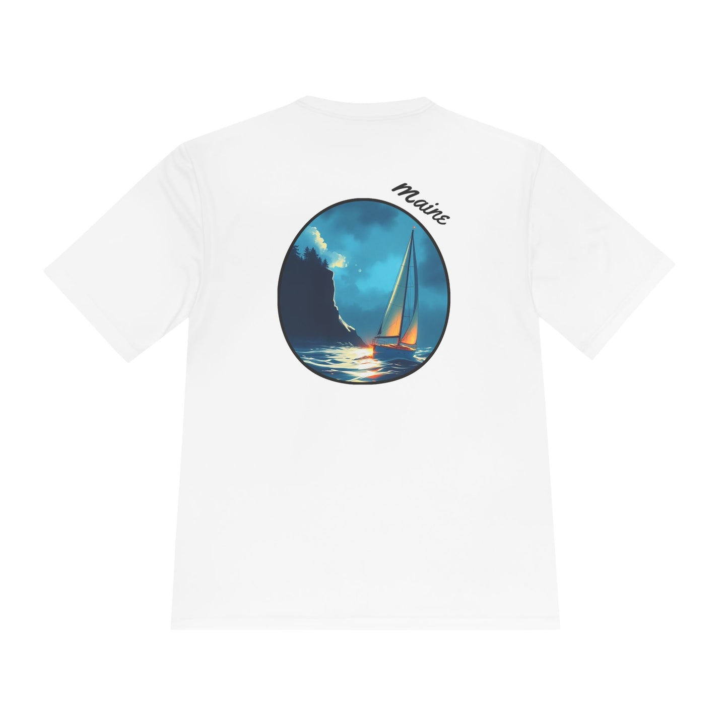 Moisture Wicking Tee, Adventure Maine
