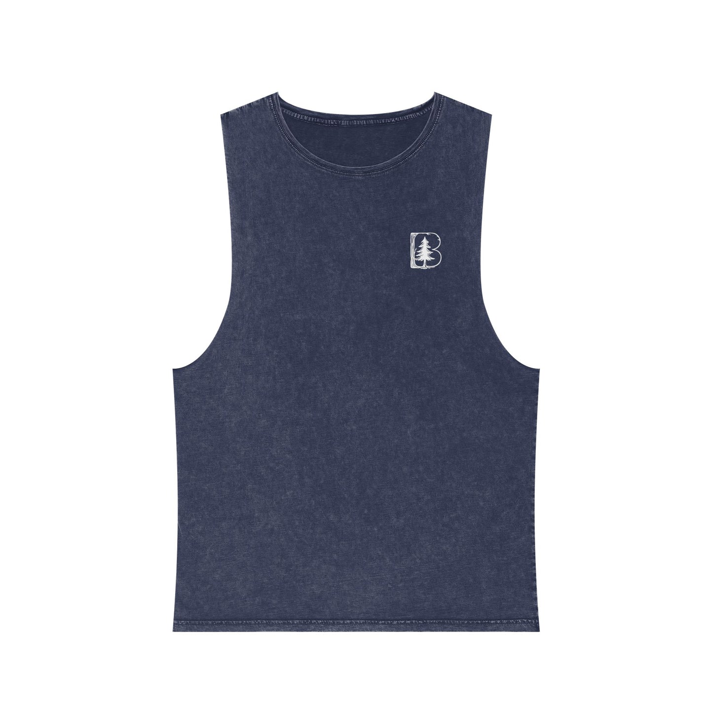 Stonewash Tank Top, B Logos