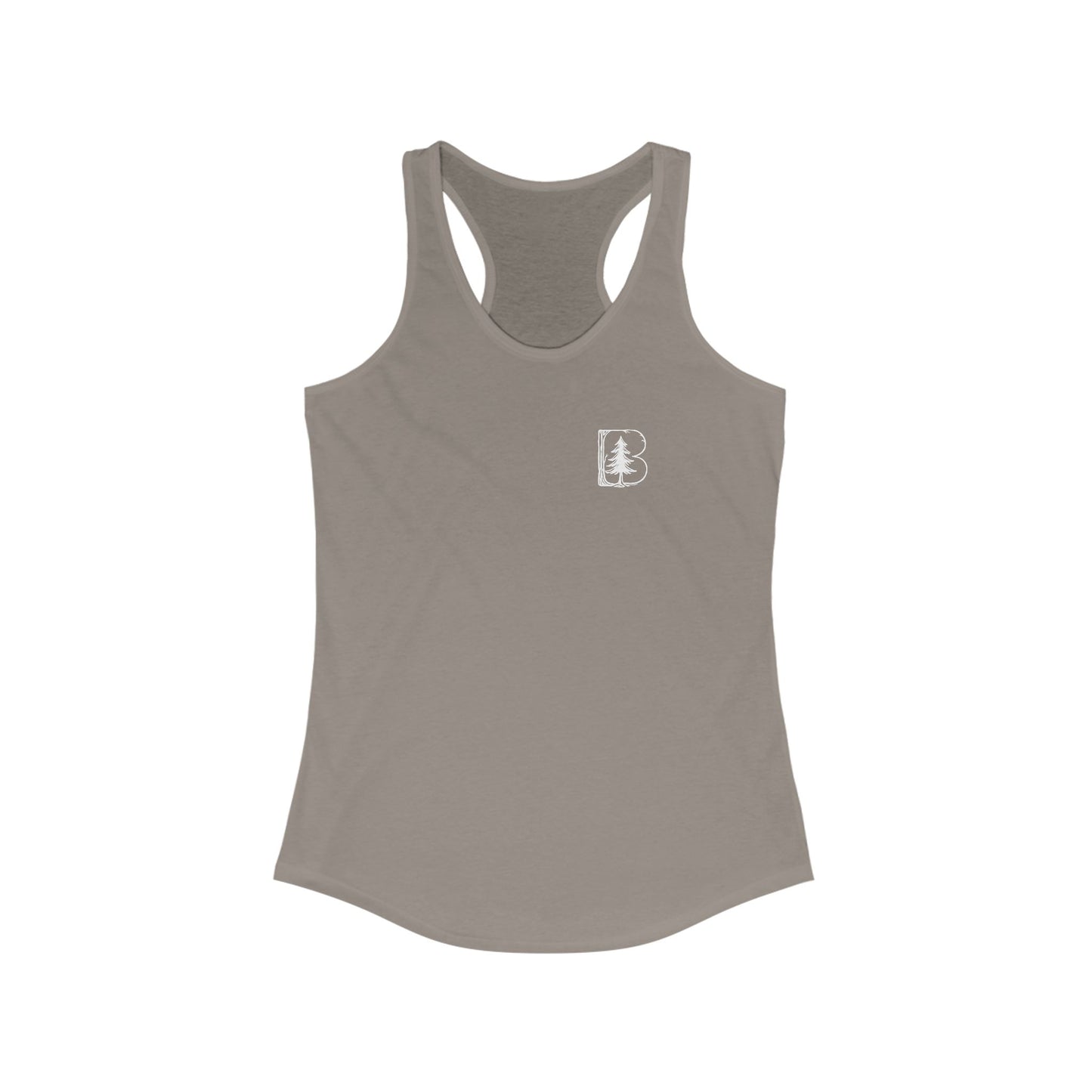 Women's Racerback, B Logo