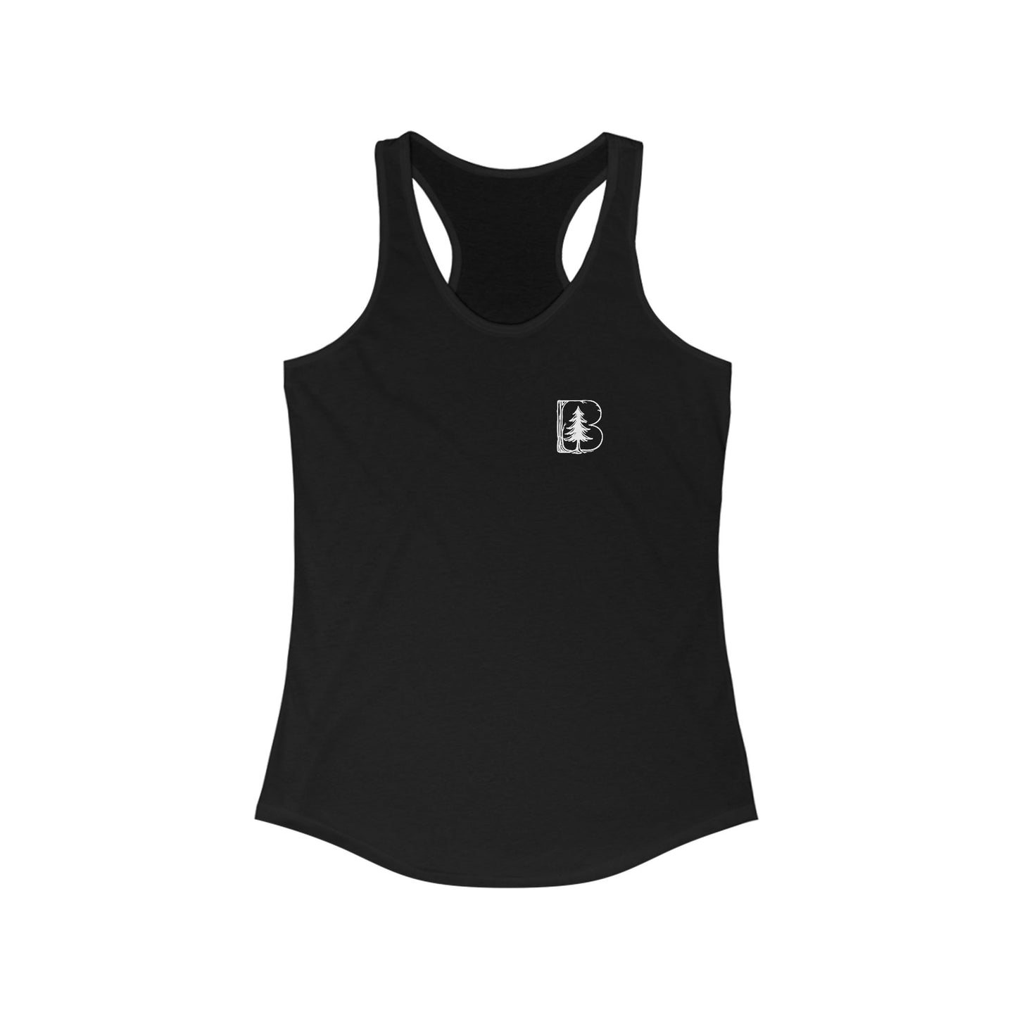 Women's Racerback, B Logo