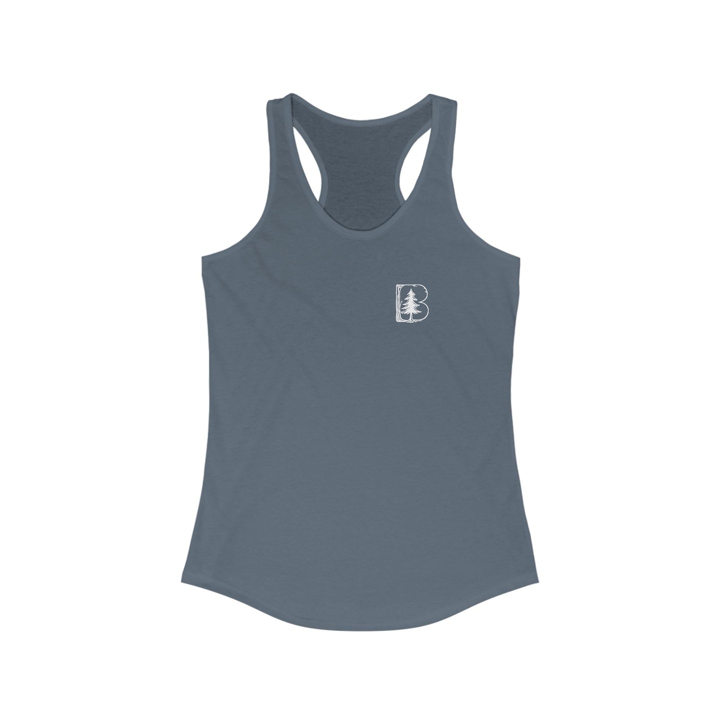 Women's Racerback, B Logo