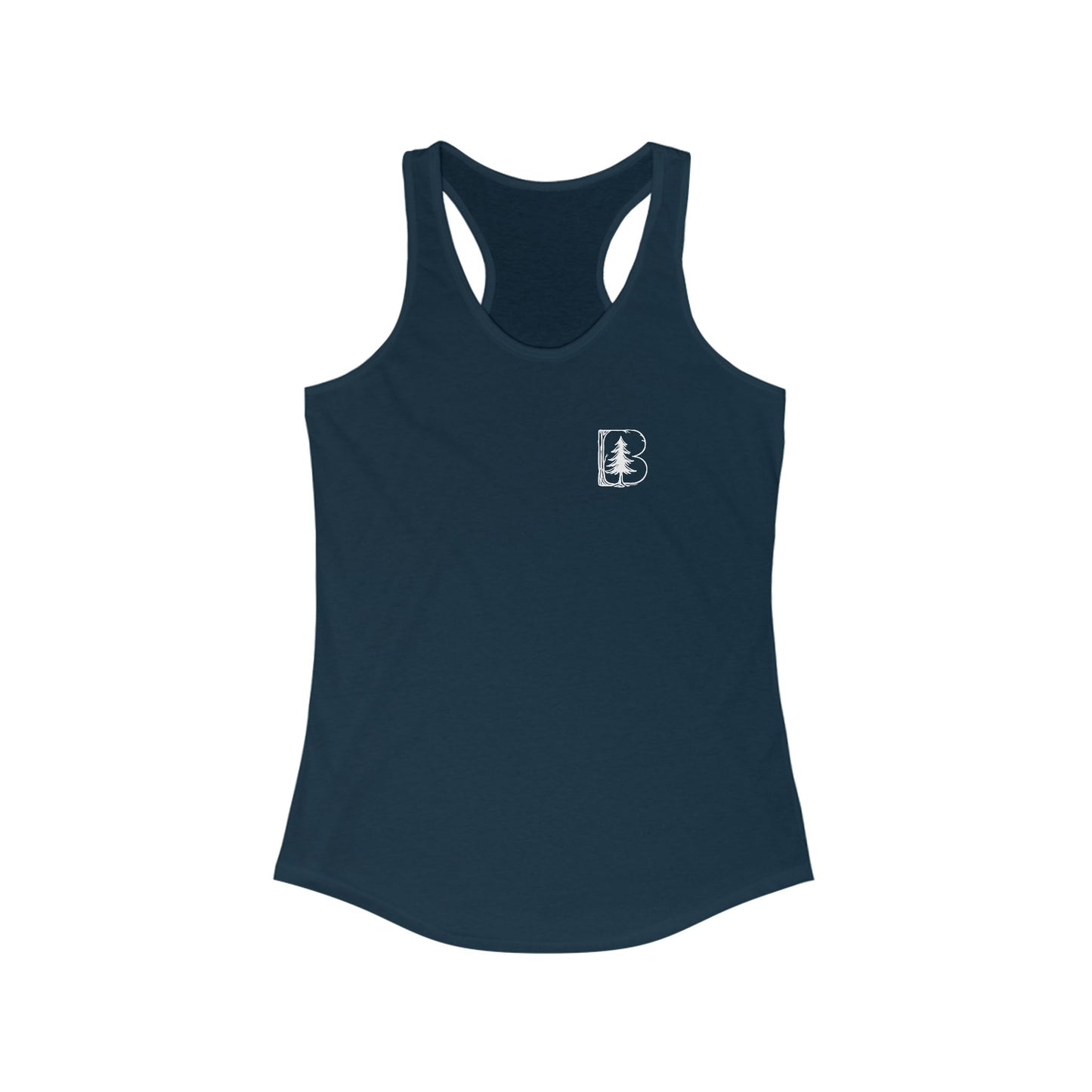 Women's Racerback, B Logo