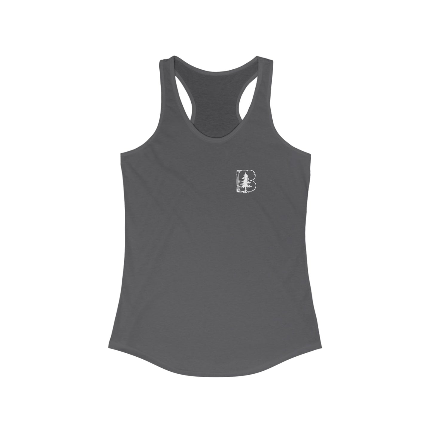 Women's Racerback, B Logo