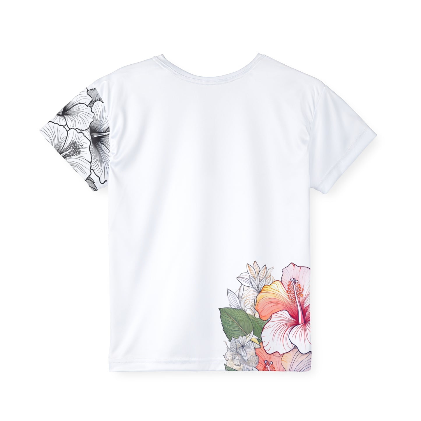 Kid's Tee, Garden Hibiscus Colors