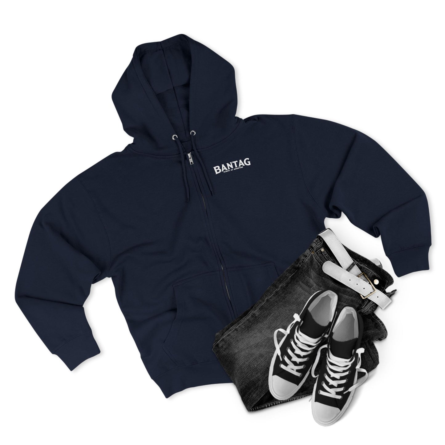 Zip Jacket, Always An Adventure & B Logo