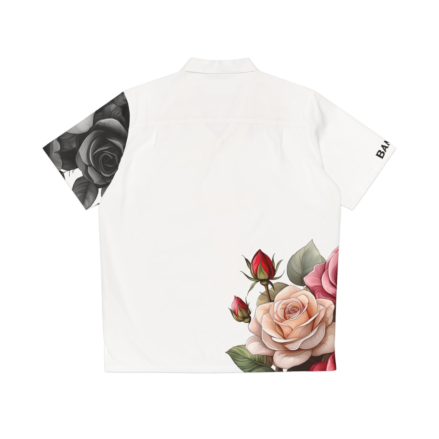 Men's Hawaiian Shirt, Garden Roses