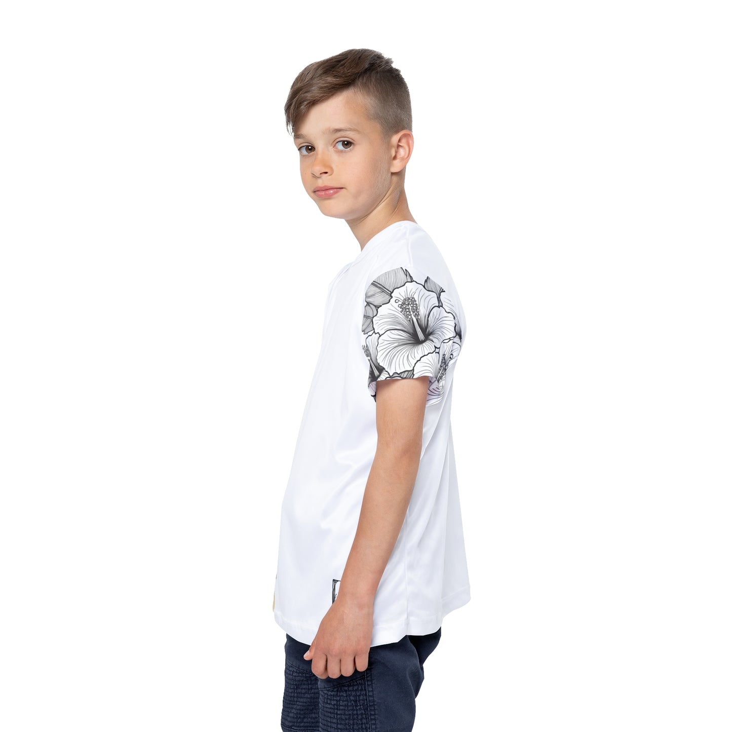 Kid's Tee, Garden Hibiscus Colors