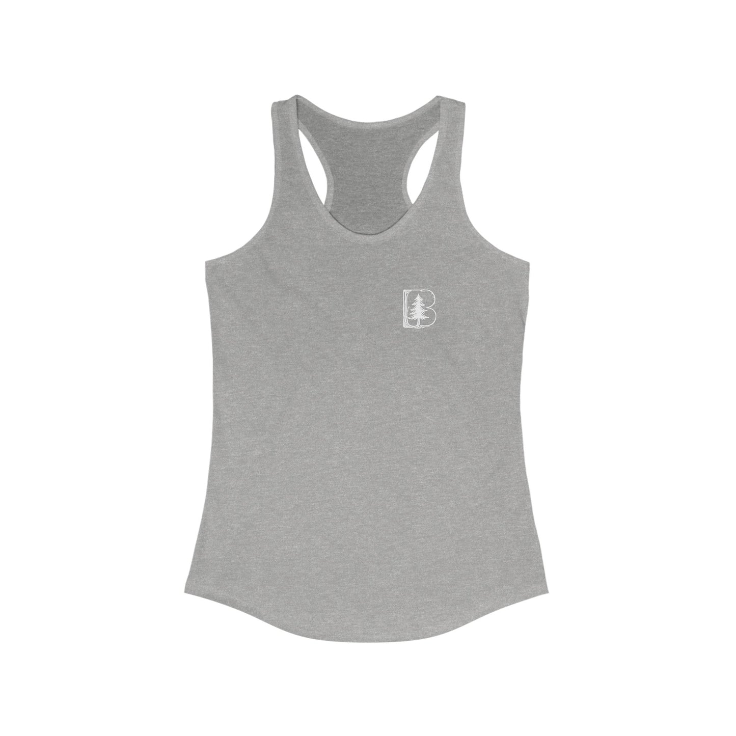 Women's Racerback, B Logo