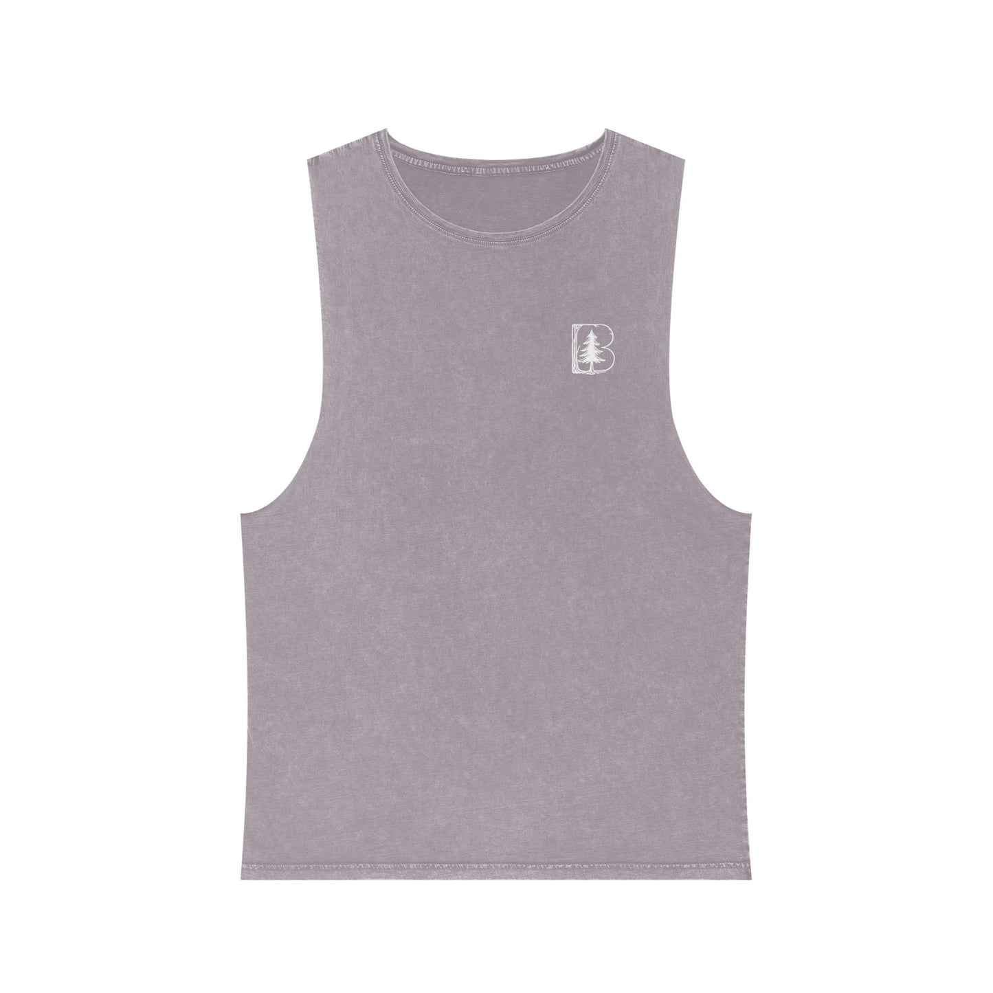 Stonewash Tank Top, B Logos