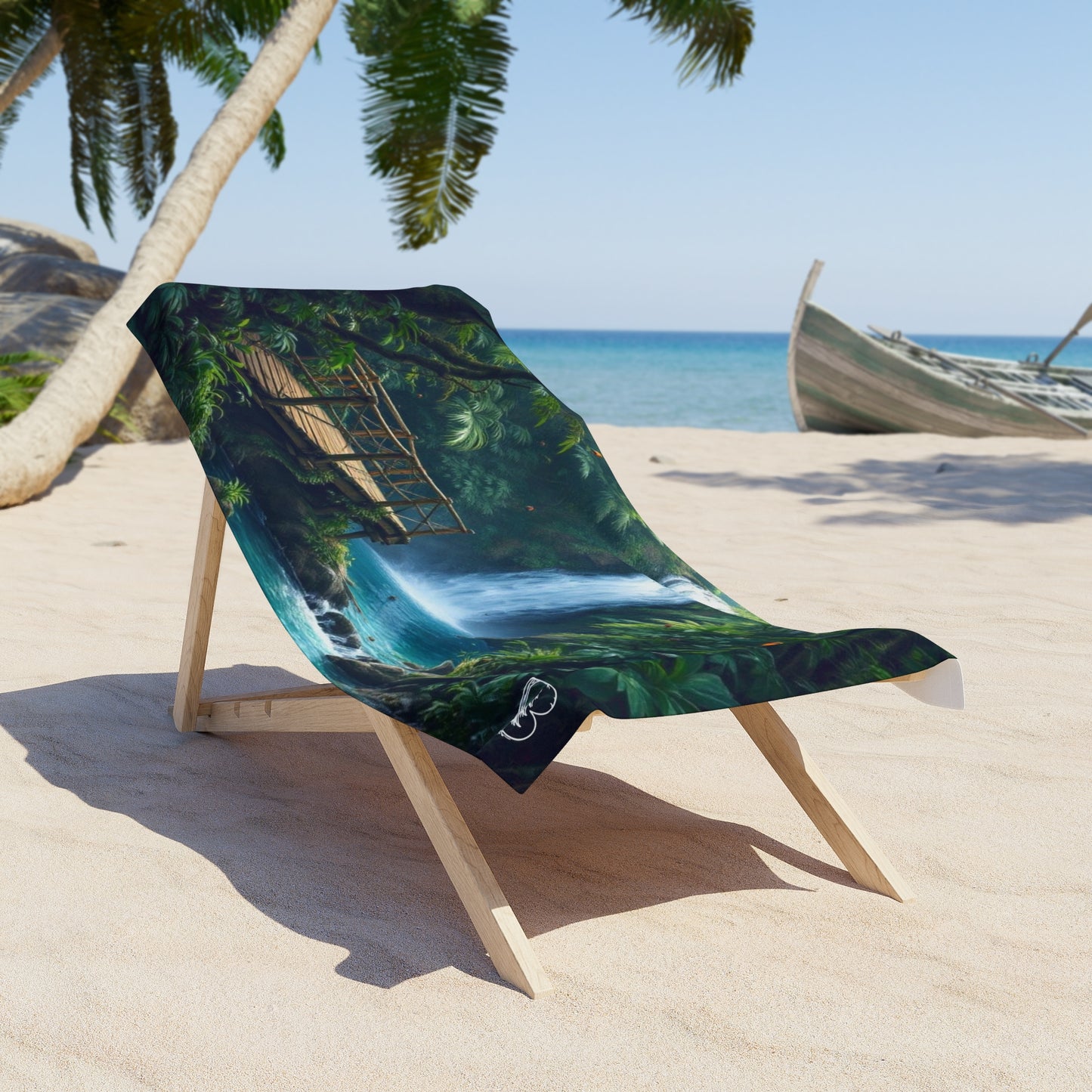 Beach Towel, Tropical Paradise