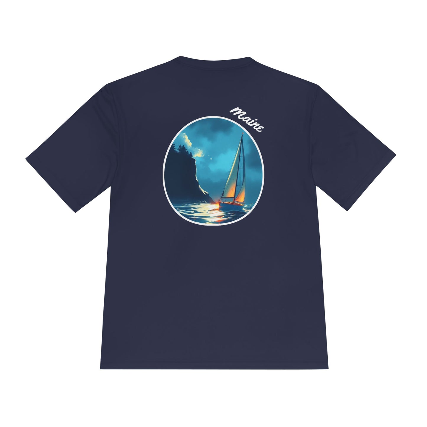Moisture Wicking Tee, Adventure Maine