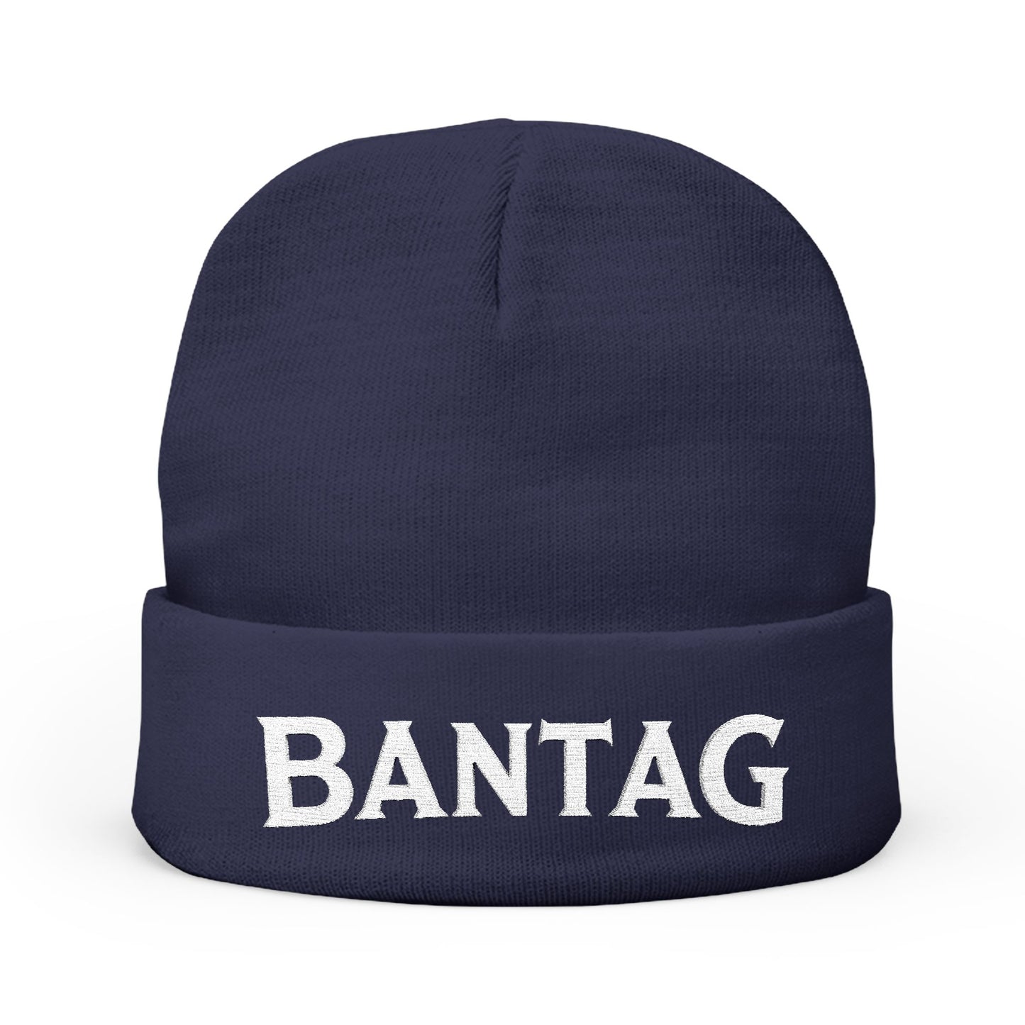Embroidered Knit Beanie, Logo