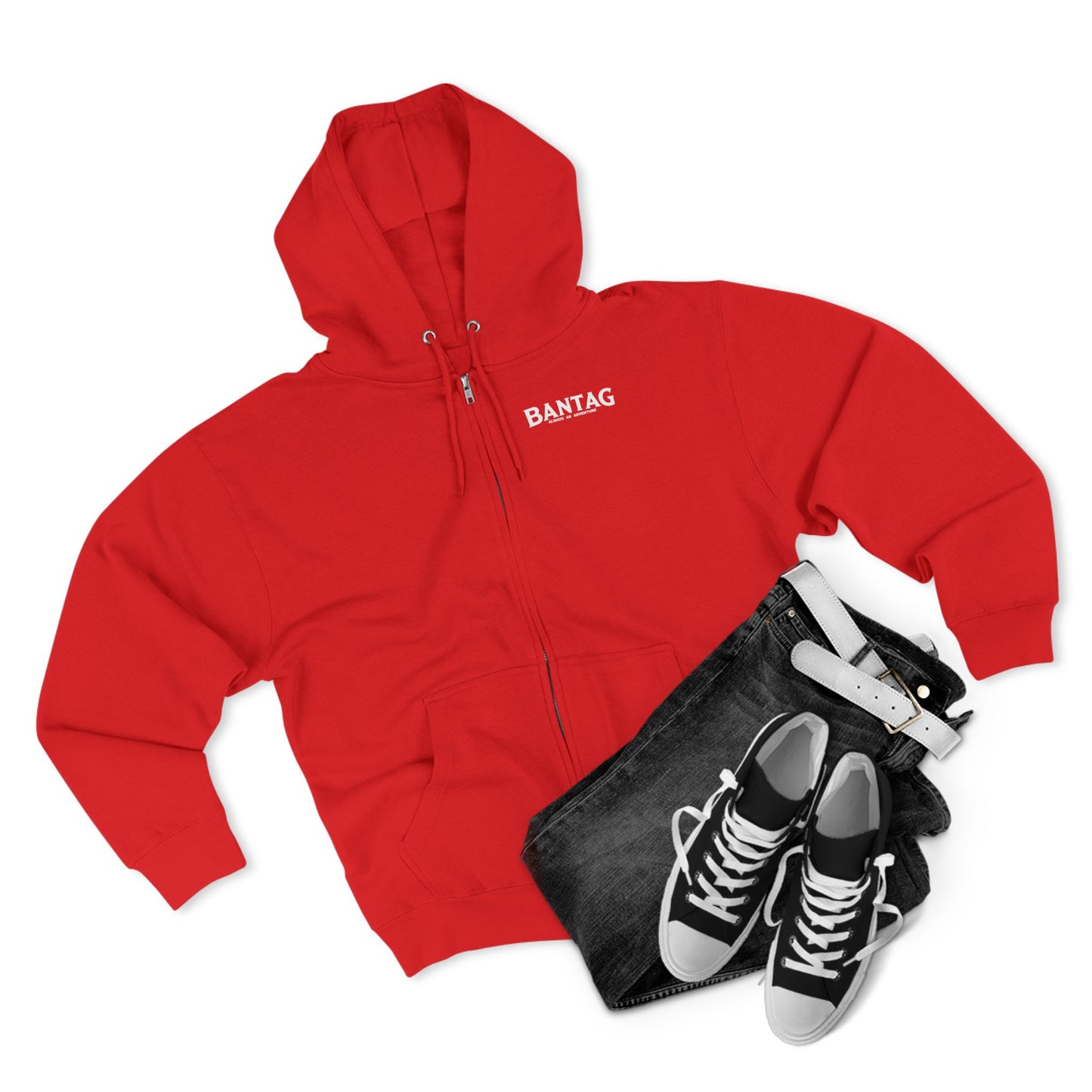 Zip Jacket, Always An Adventure & B Logo