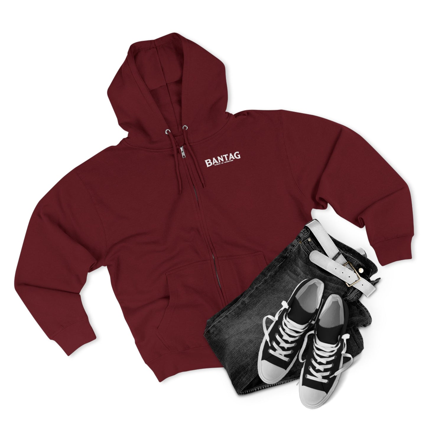 Zip Jacket, Always An Adventure & B Logo