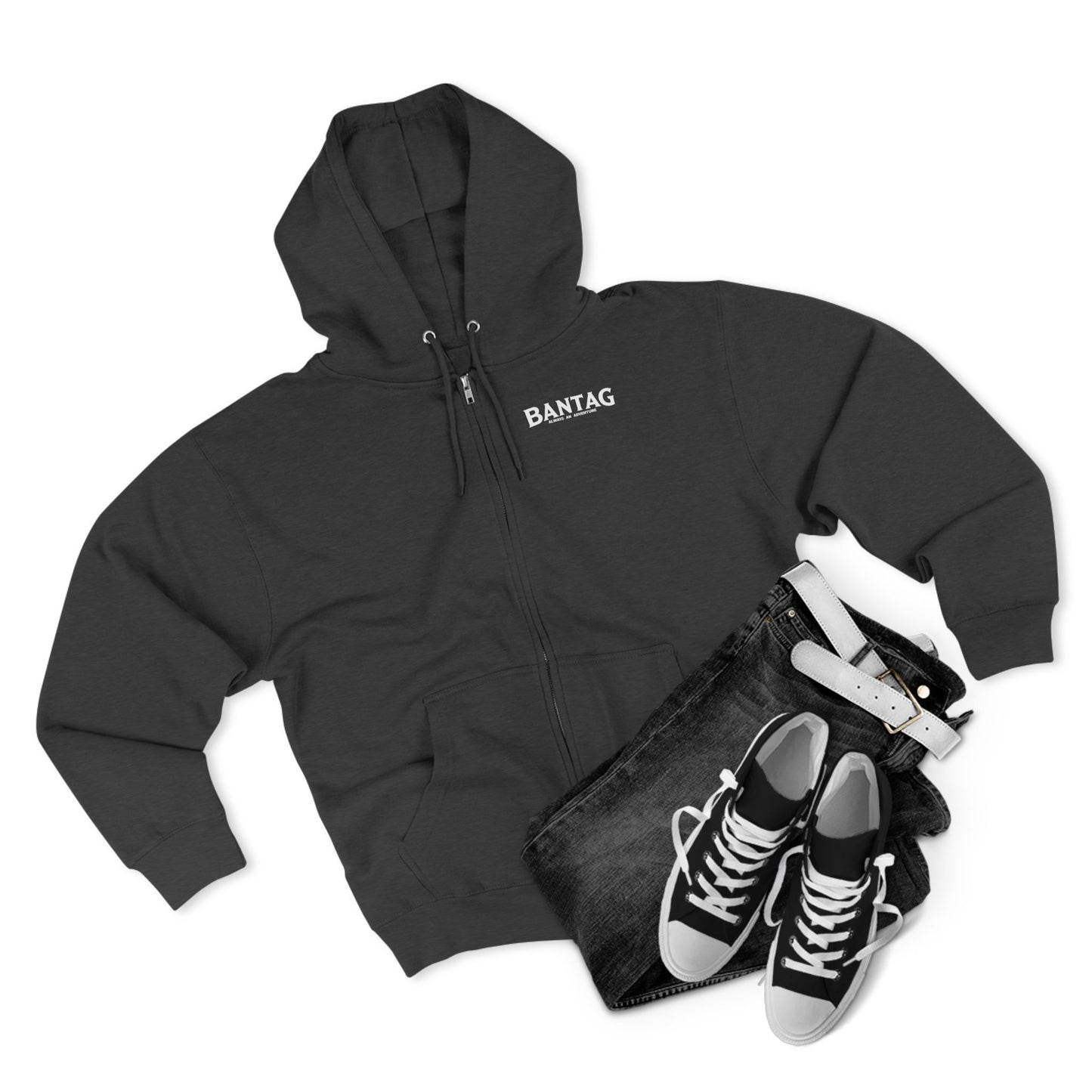 Zip Jacket, Always An Adventure & B Logo