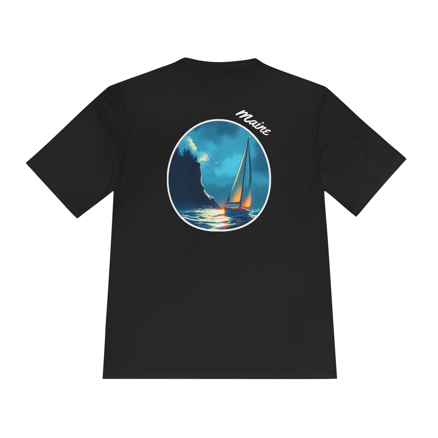 Moisture Wicking Tee, Adventure Maine