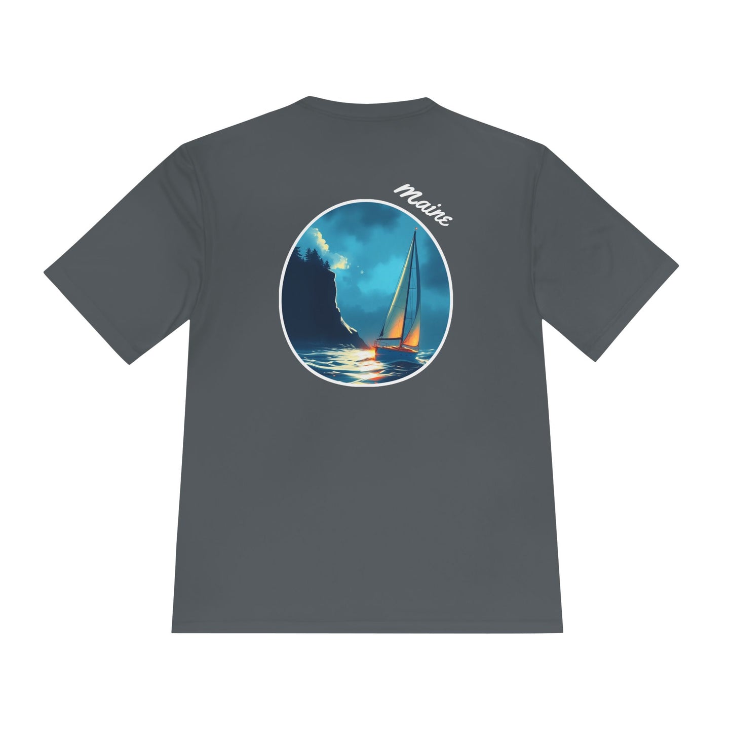 Moisture Wicking Tee, Adventure Maine