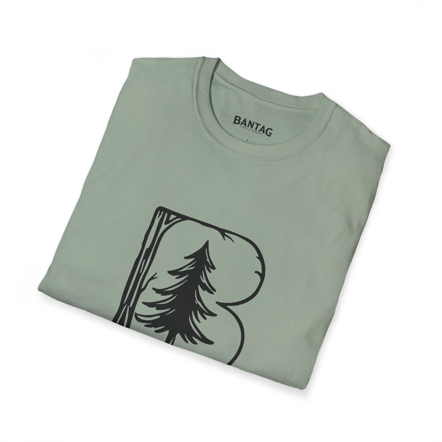 Cotton Tee, B Logo