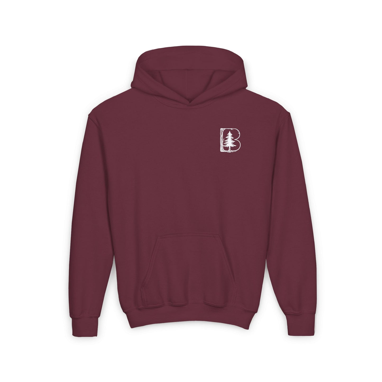 Youth Hoodie, B Logo