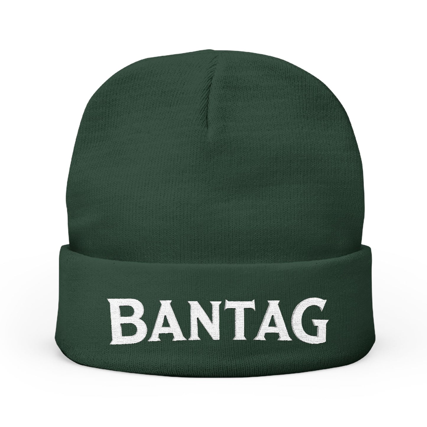 Embroidered Knit Beanie, Logo
