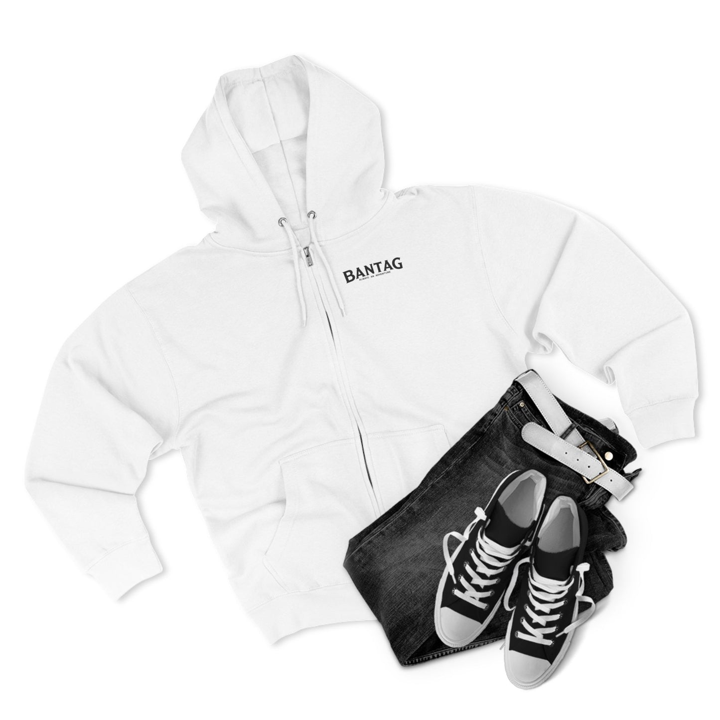 Zip Jacket, Always An Adventure & B Logo