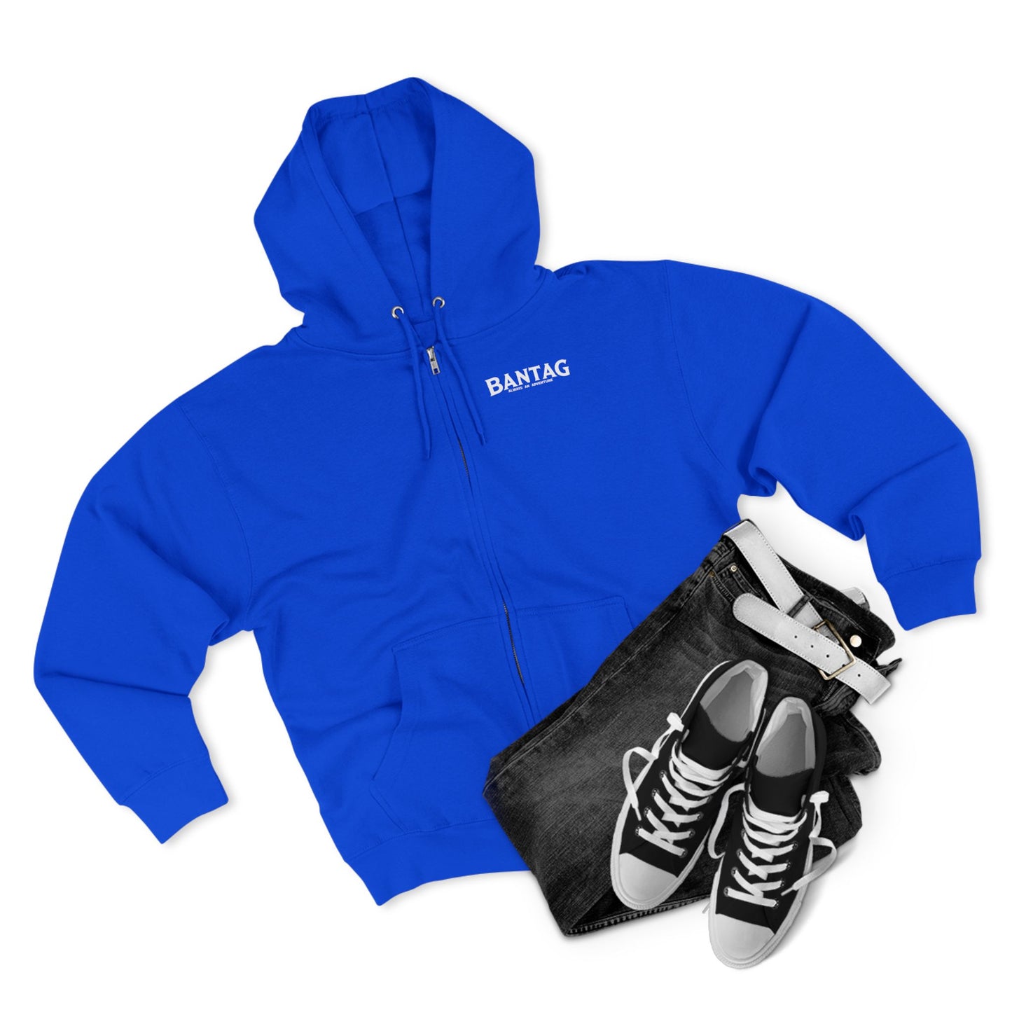Zip Jacket, Always An Adventure & B Logo