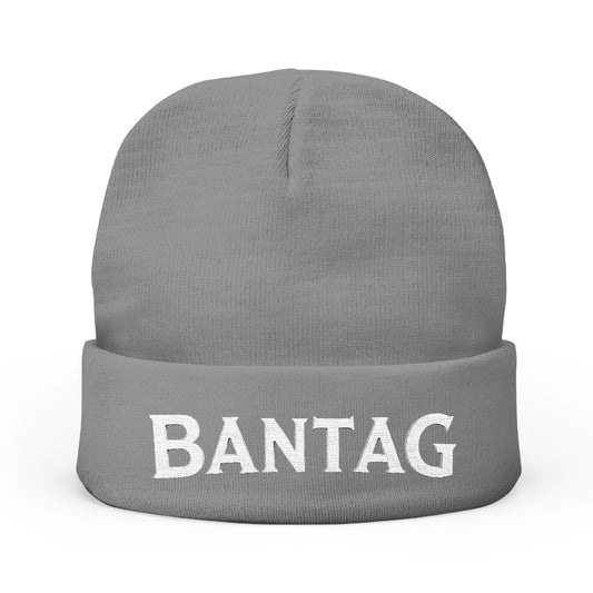 Embroidered Knit Beanie, Logo