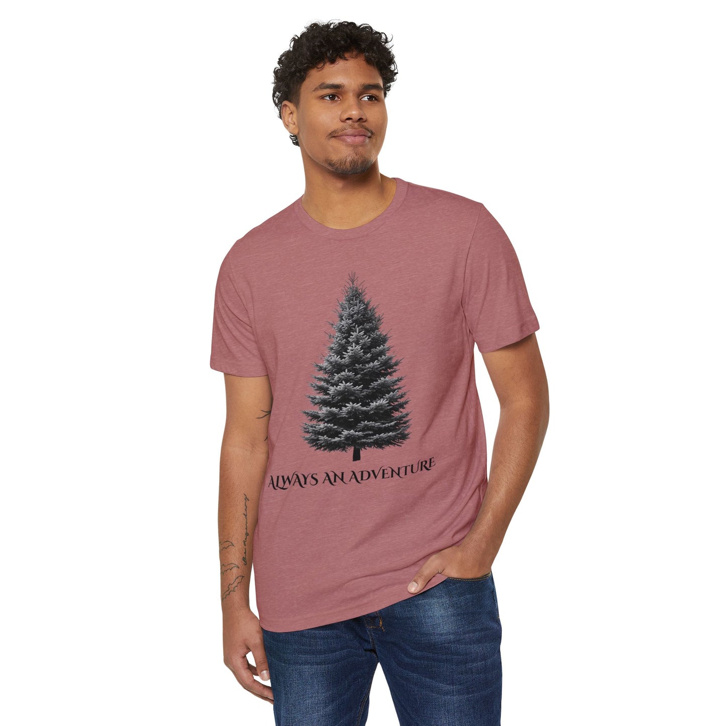 Eco-Friendly Organic T-Shirt, Blue Spruce