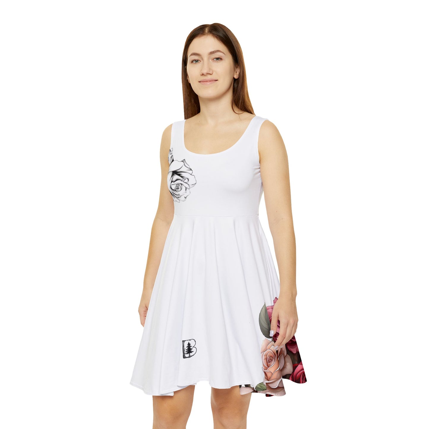 Women's Dress, Garden Roses