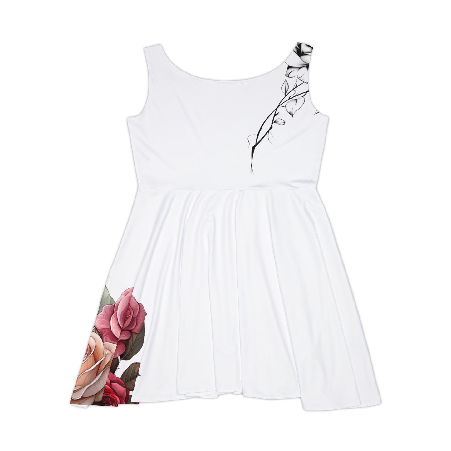Women's Dress, Garden Roses