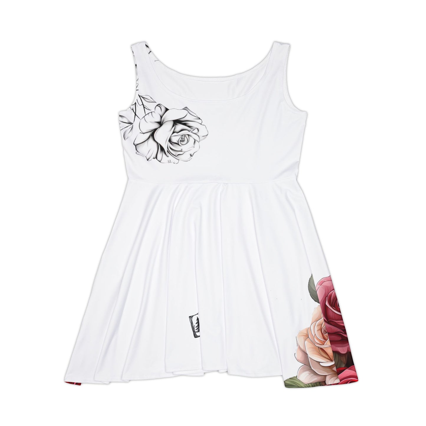 Women's Dress, Garden Roses