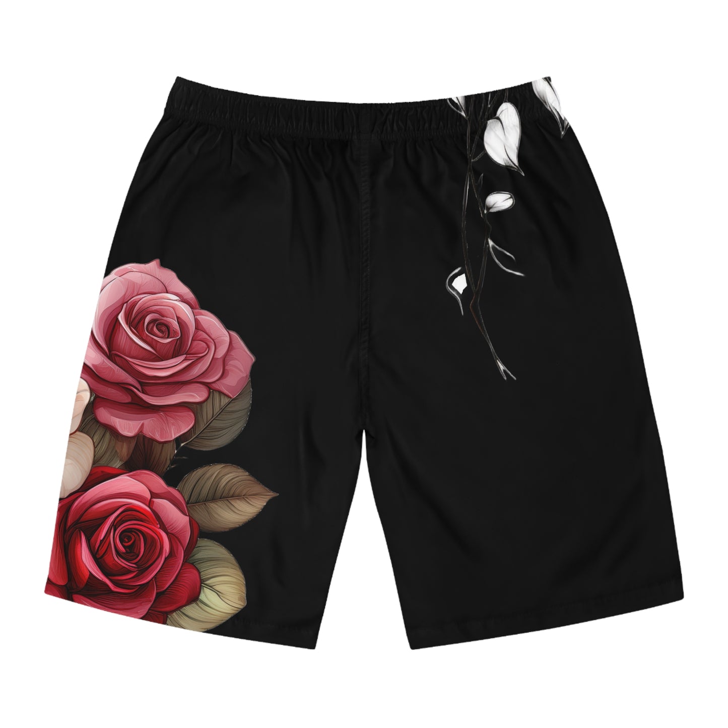 Men's Board Shorts, Garden Roses