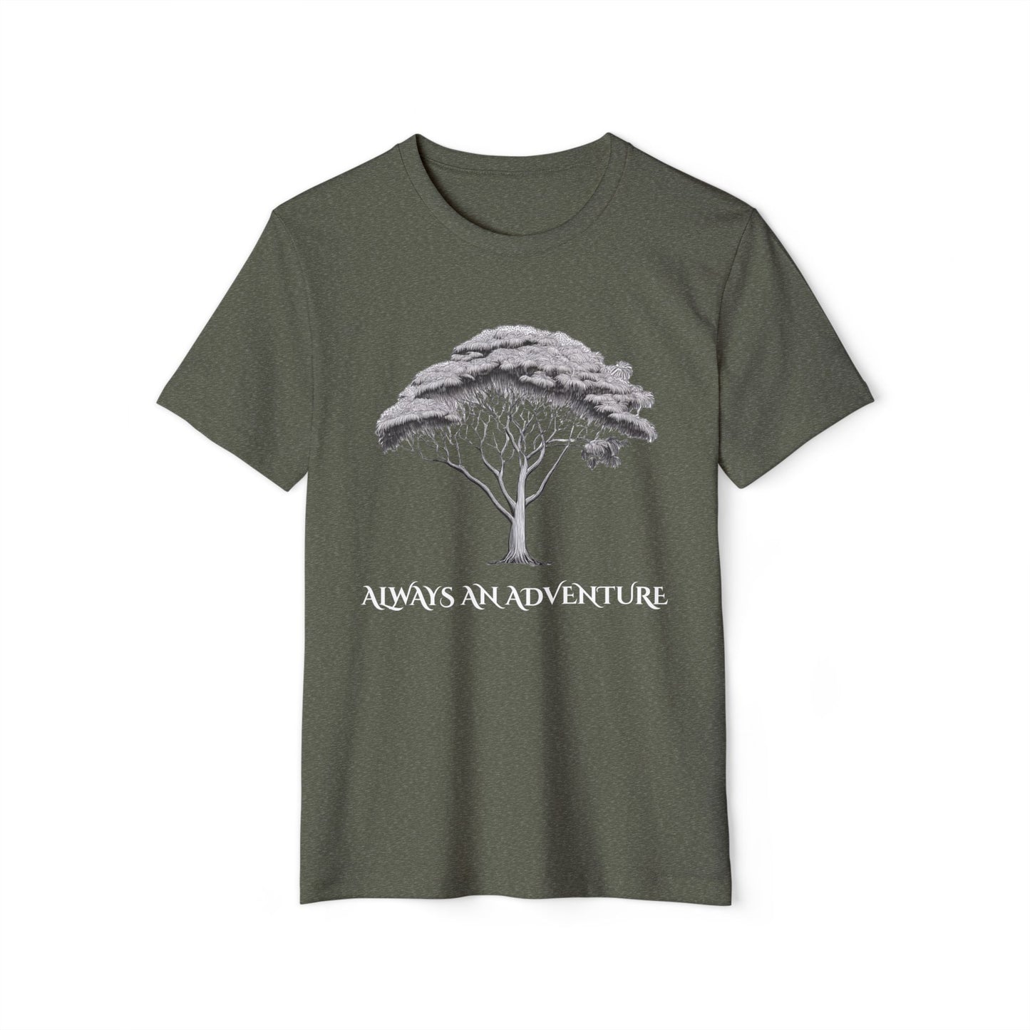 Eco-Friendly Organic T-Shirt, Acacia Koa