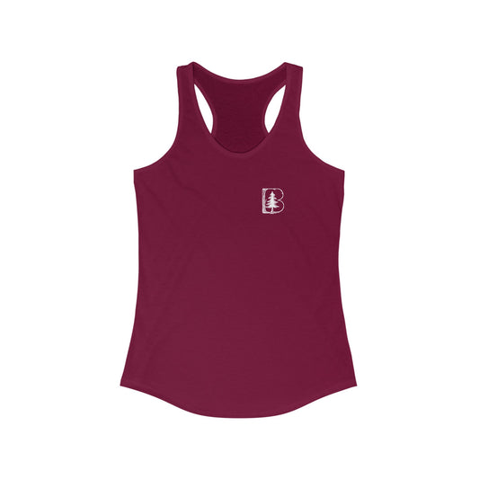 Women's Racerback, B Logo