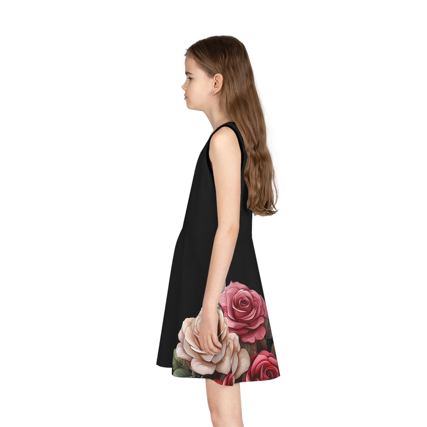 Girls' Sundress, Garden Roses
