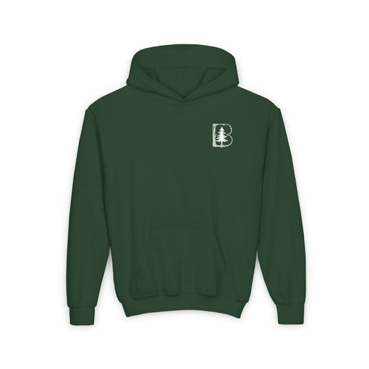 Youth Hoodie, B Logo