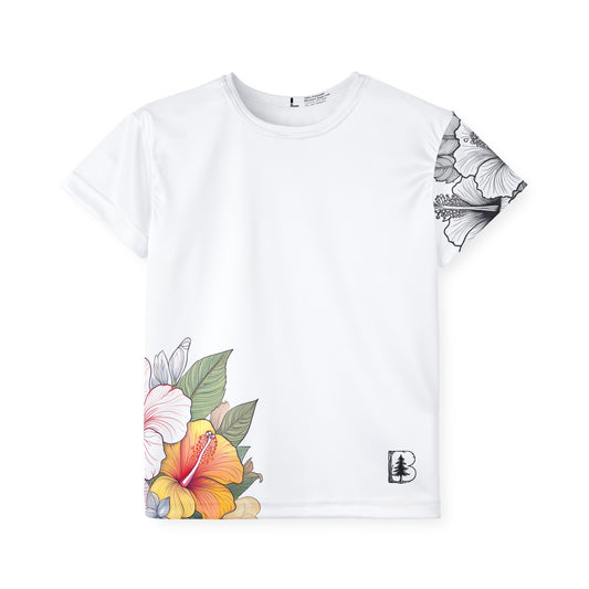 Kid's Tee, Garden Hibiscus Colors