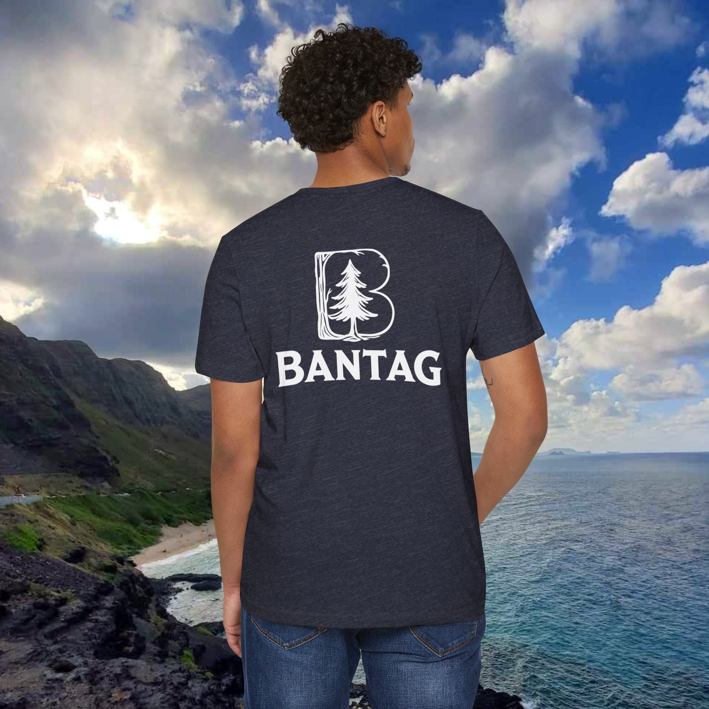 Eco-Friendly Organic T-Shirt, Acacia Koa