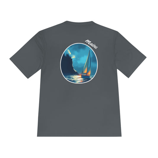 Moisture Wicking Tee, Adventure Maine