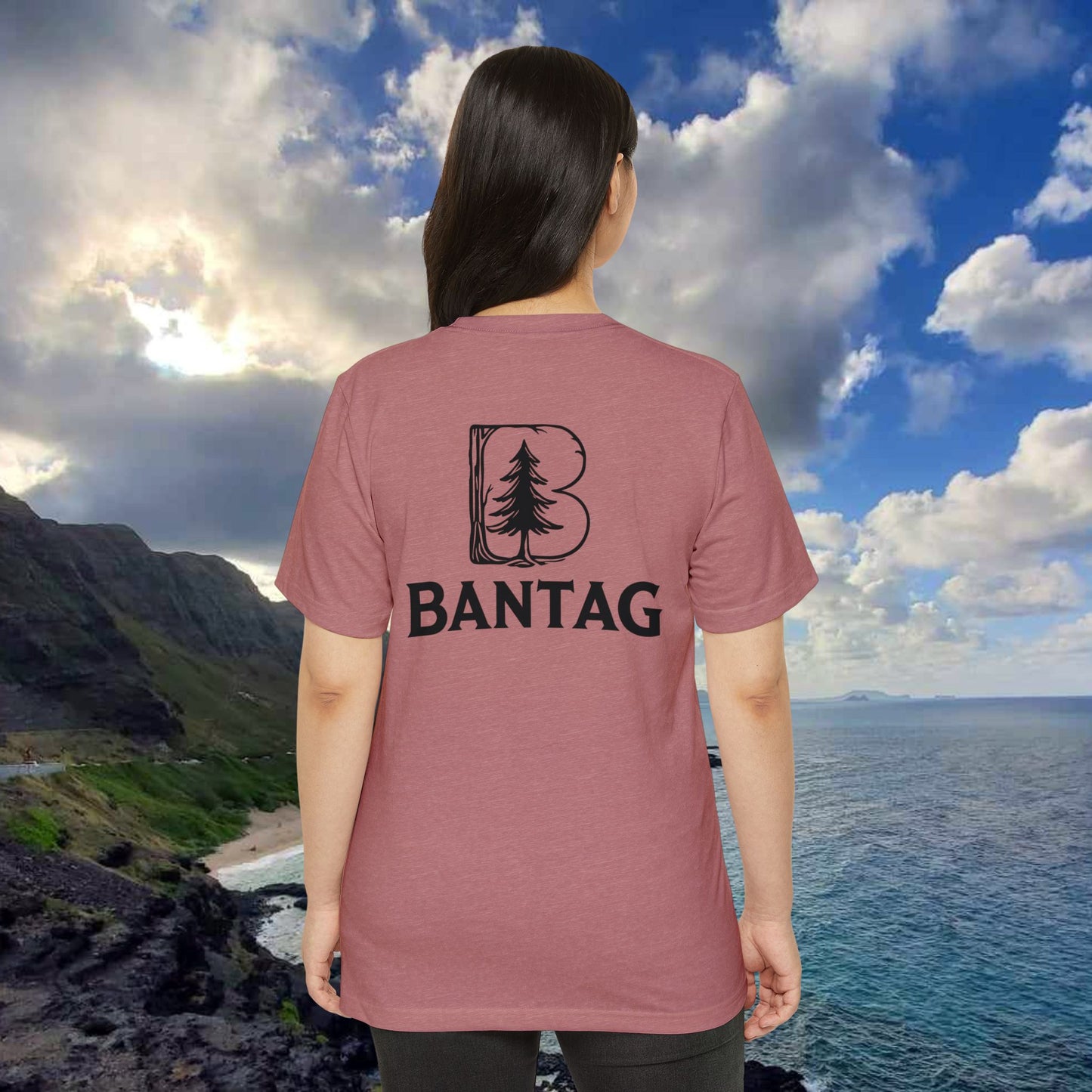 Eco-Friendly Organic T-Shirt, Acacia Koa