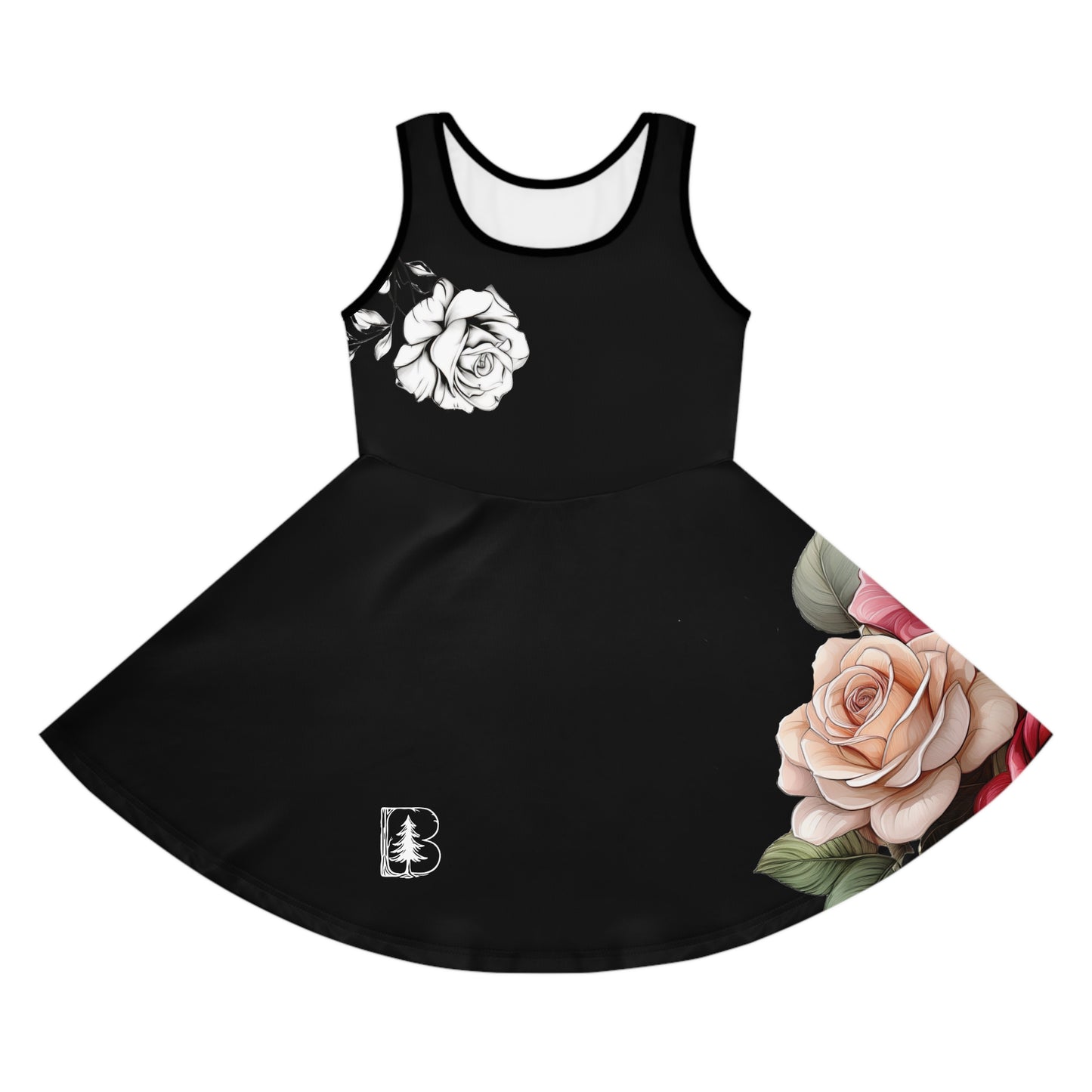 Girls' Sundress, Garden Roses