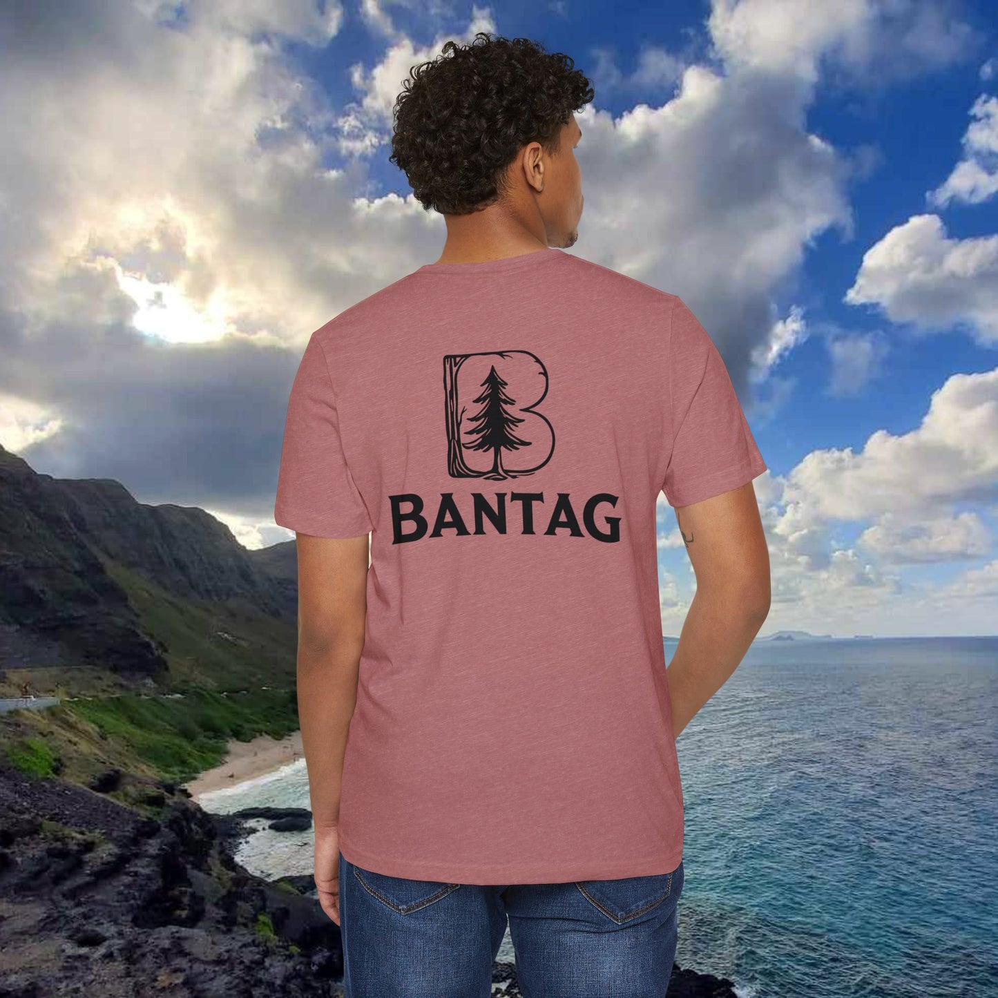 Eco-Friendly Organic T-Shirt, Acacia Koa