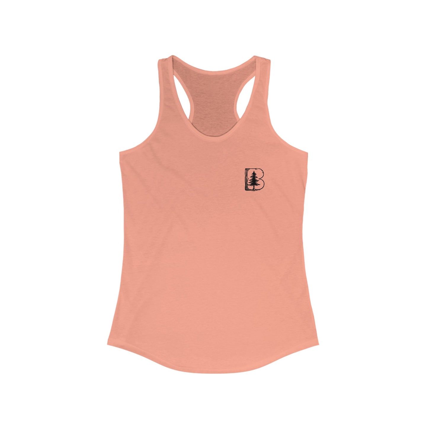 Women's Racerback, B Logo