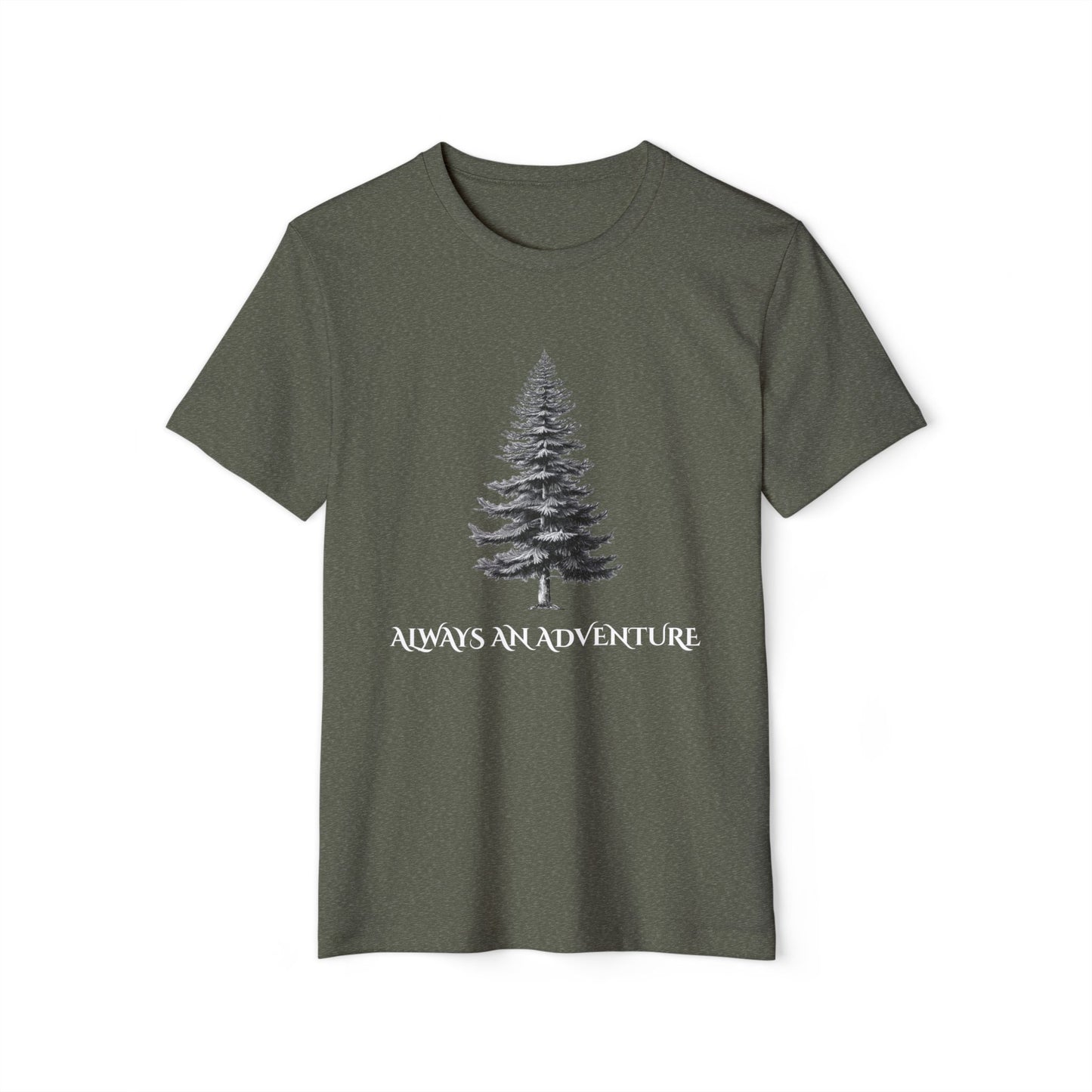 Eco-Friendly Organic T-Shirt, Sitka Spruce